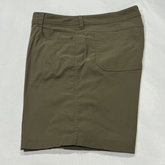 Marmot Khaki Green Nylon Hiking Cargo Outdoor Stretch Shorts Mens‎ Size 38 XXL - Picture 2 of 11